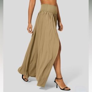 HALARA - High Waisted Maxi Skirt with Built in Shorts